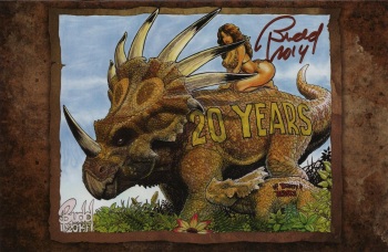 Root Cavewoman 2014 Convention Book cover