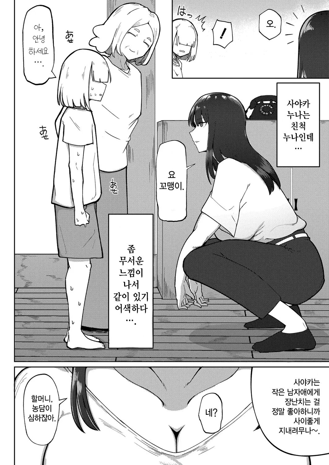 Kyoufu! Seiheki Hakai Onee-san | 공포! 성벽 파괴 누나 page 2 full