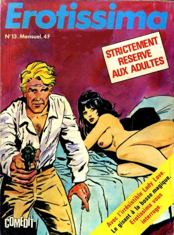 PFA - Erotissima #13 Magnum La mort du polite - b Lady Love l'hypnotiseur cover
