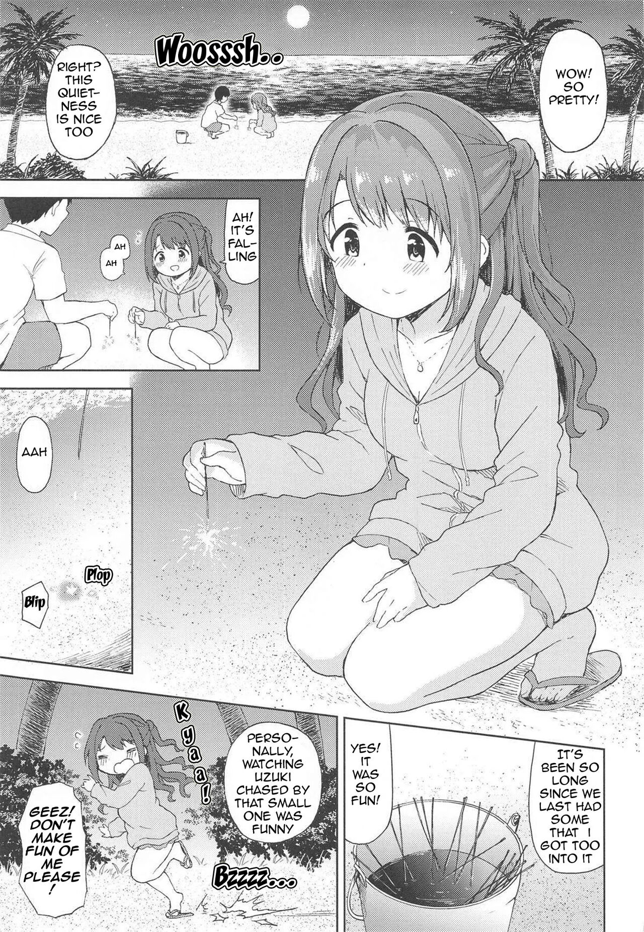 Uzuki to Yoru no Beach Sex | Night Sex Beach with Uzuki page 3 full
