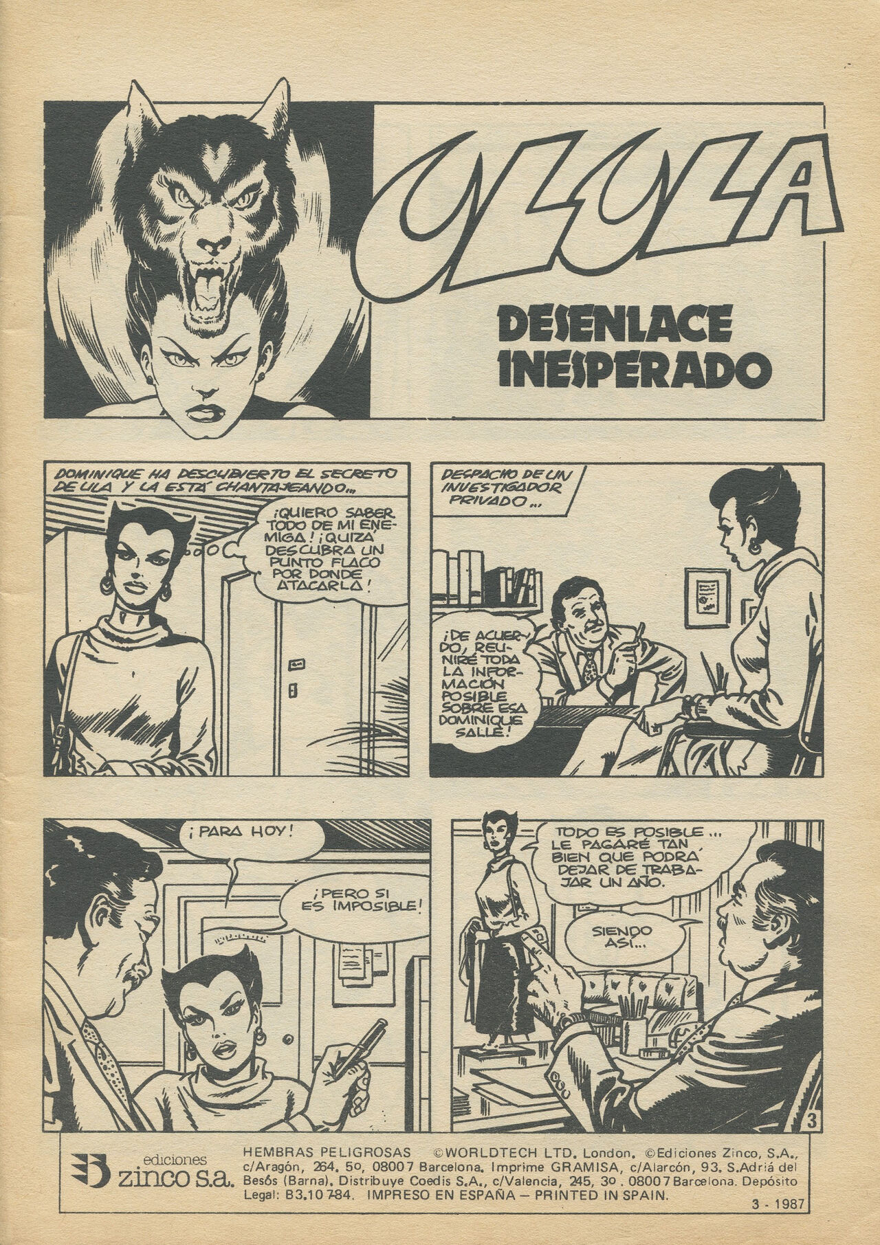 Hembras Peligrosas N°35 page 3 full