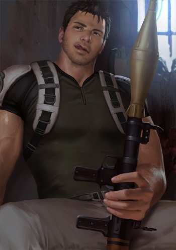 PenguinFrontier 2016-01_Chris Redfield cover