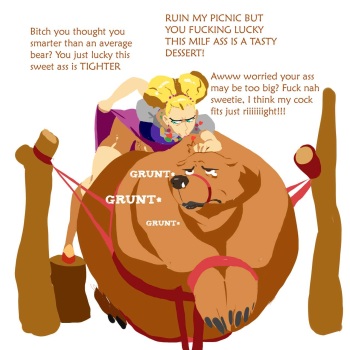Momma bear anal blasting cover