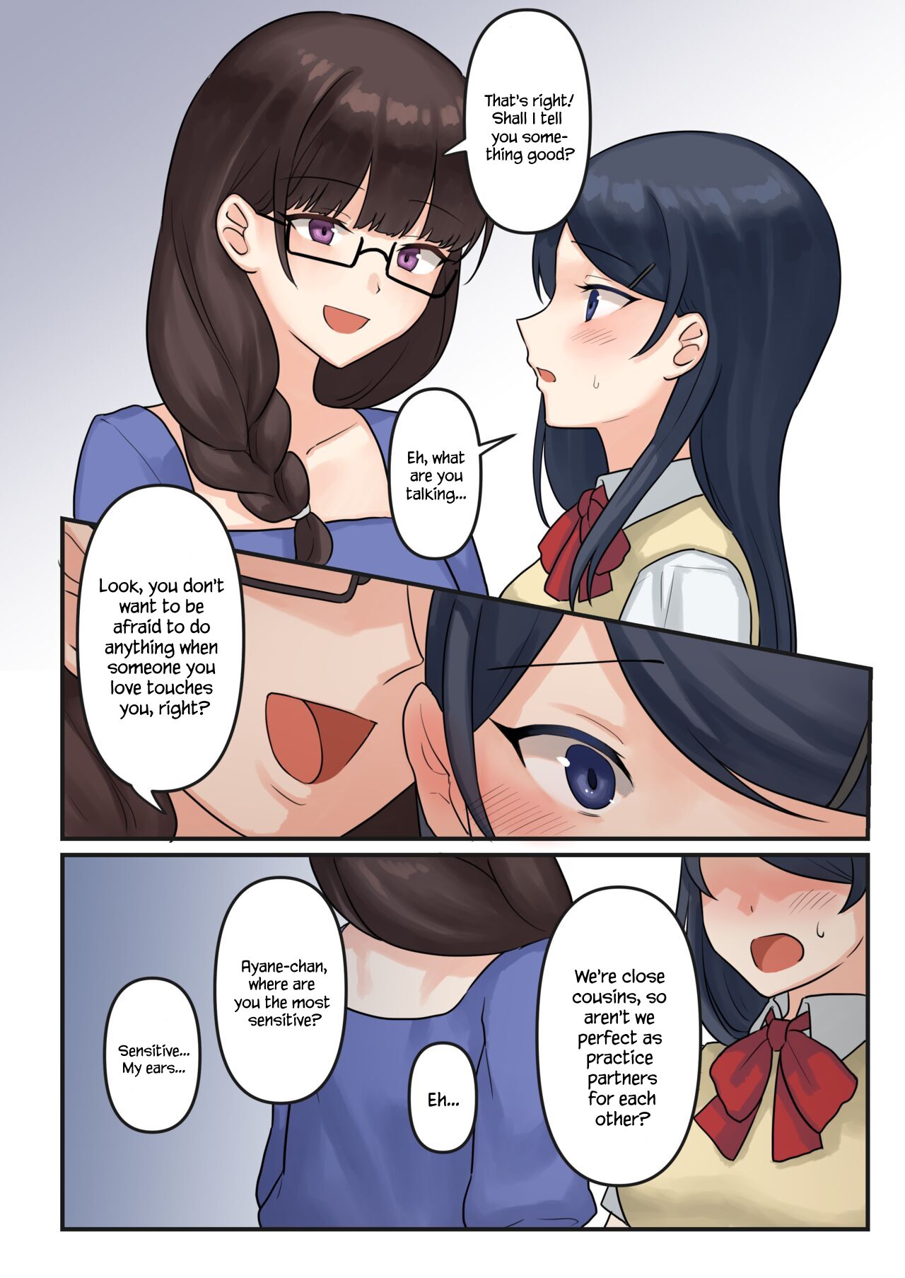 1RT de Nakawarui Nonke Joshi-tachi ga 1-byou Kiss suru Series  - Ayane no Kako. page 7 full