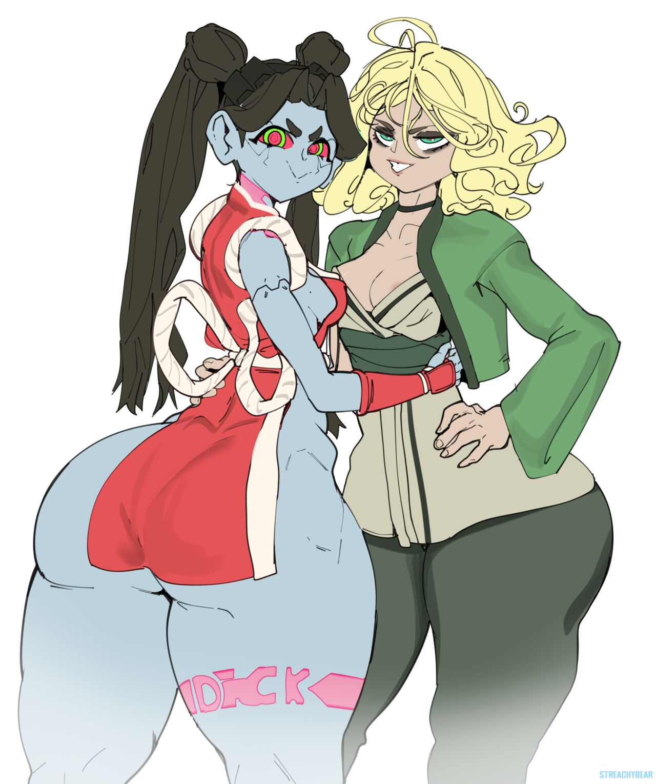 Green haired Itty Bitty Titty Committee page 10 full