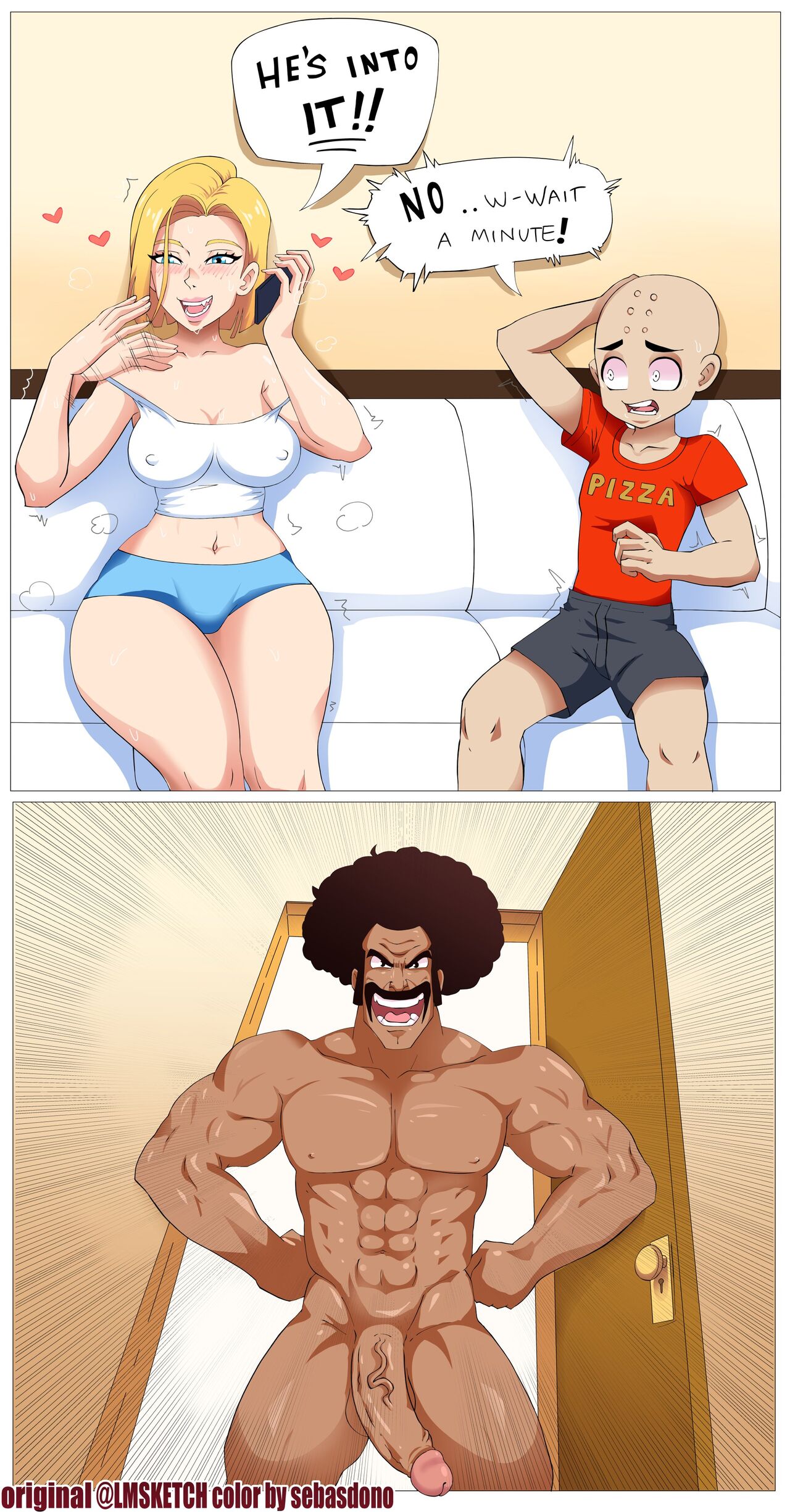Android 18 NTR Comic page 2 full
