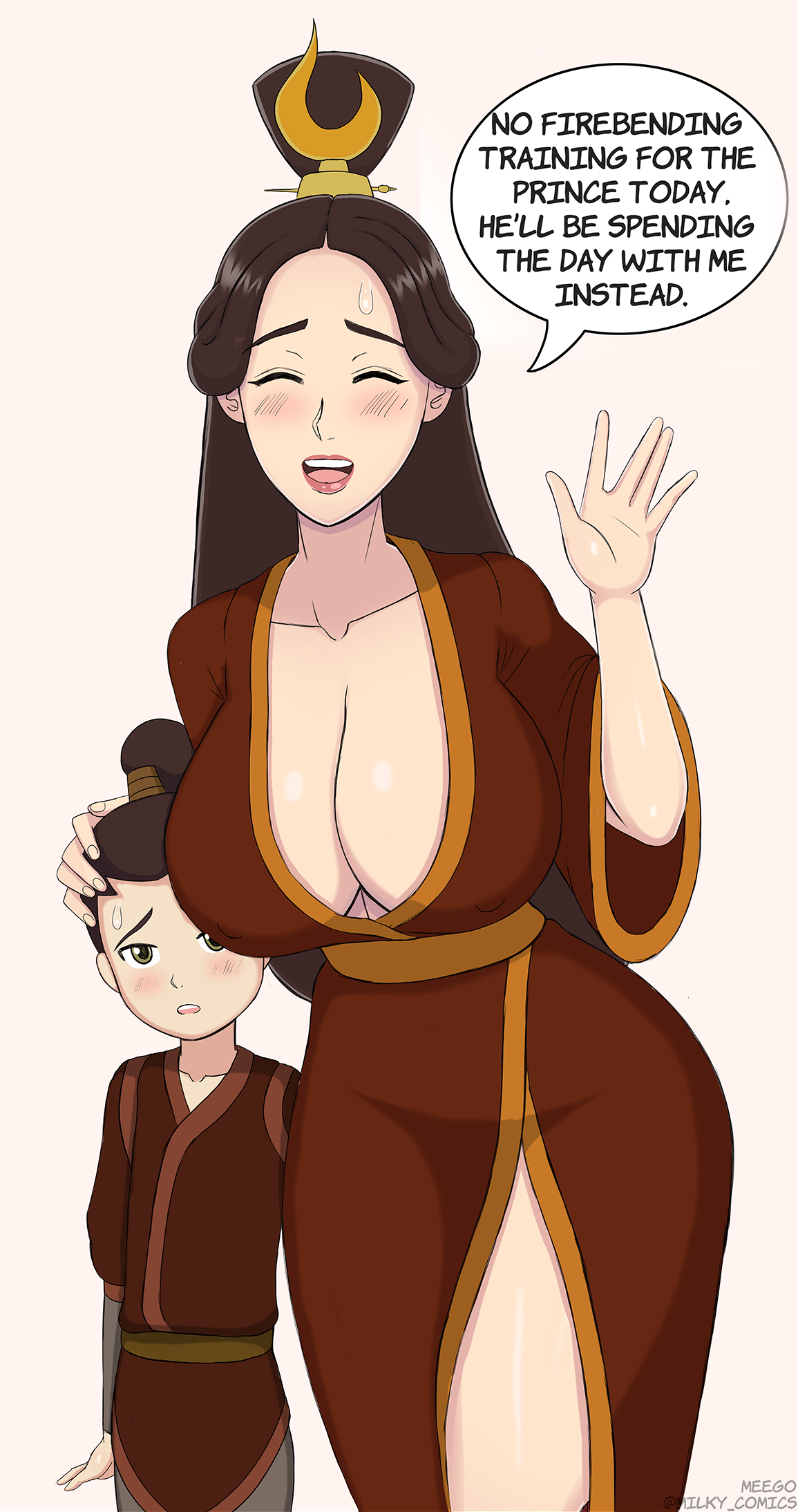 Zuko and Mommy Ursa page 1 full