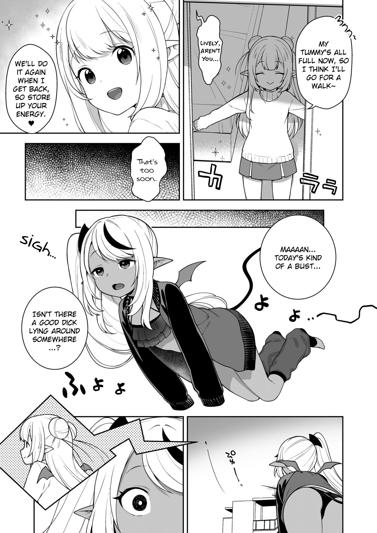 Chibi Succu Shiko Life Nioi de Ecchi na Kibun ni Sasechau Succubus Hen | A Life of Getting Jerked Off by a Tiny Succubus Whose Smell Makes You Horny page 5 full