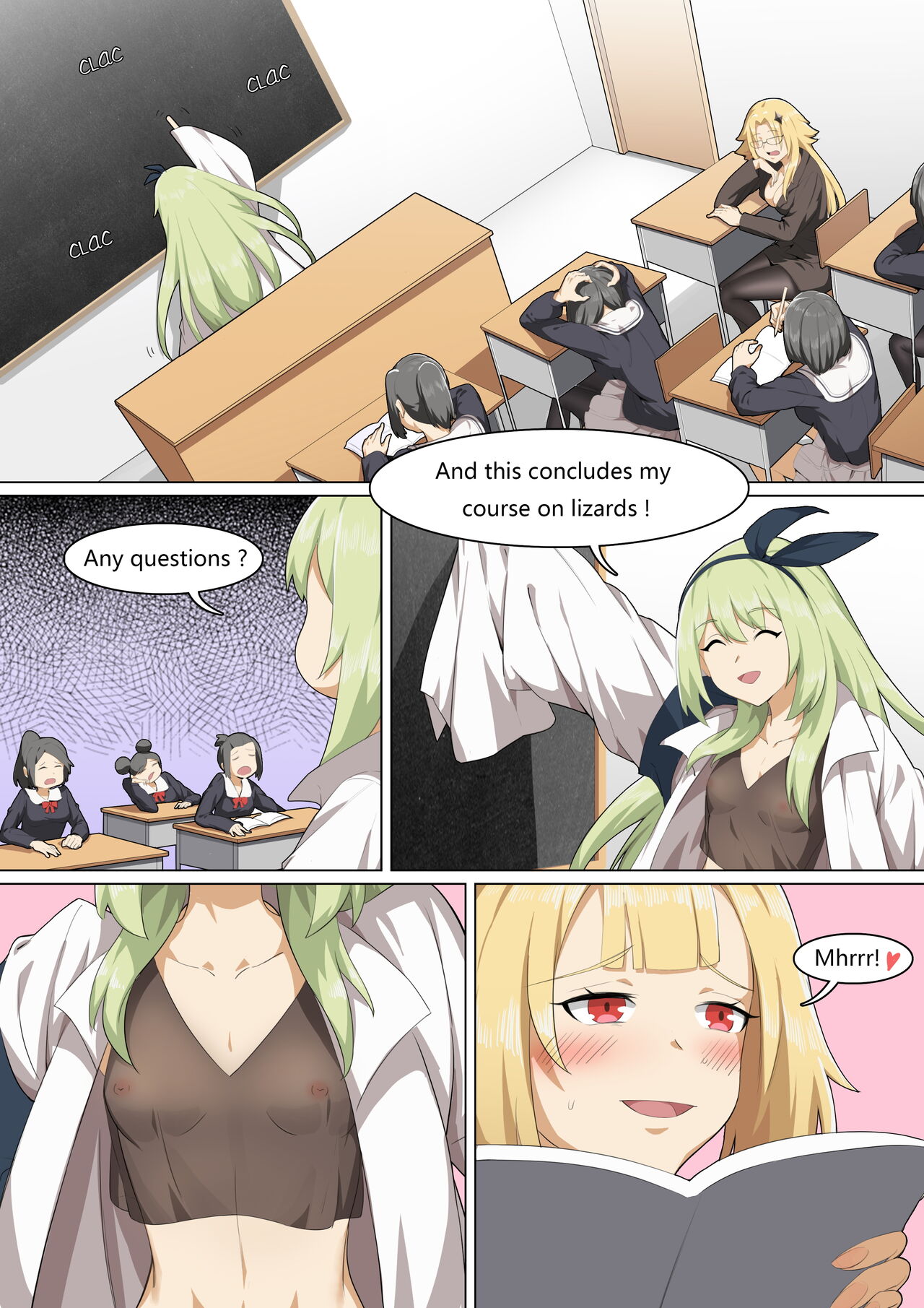 Werewolf Girl Academy IV page 1 full