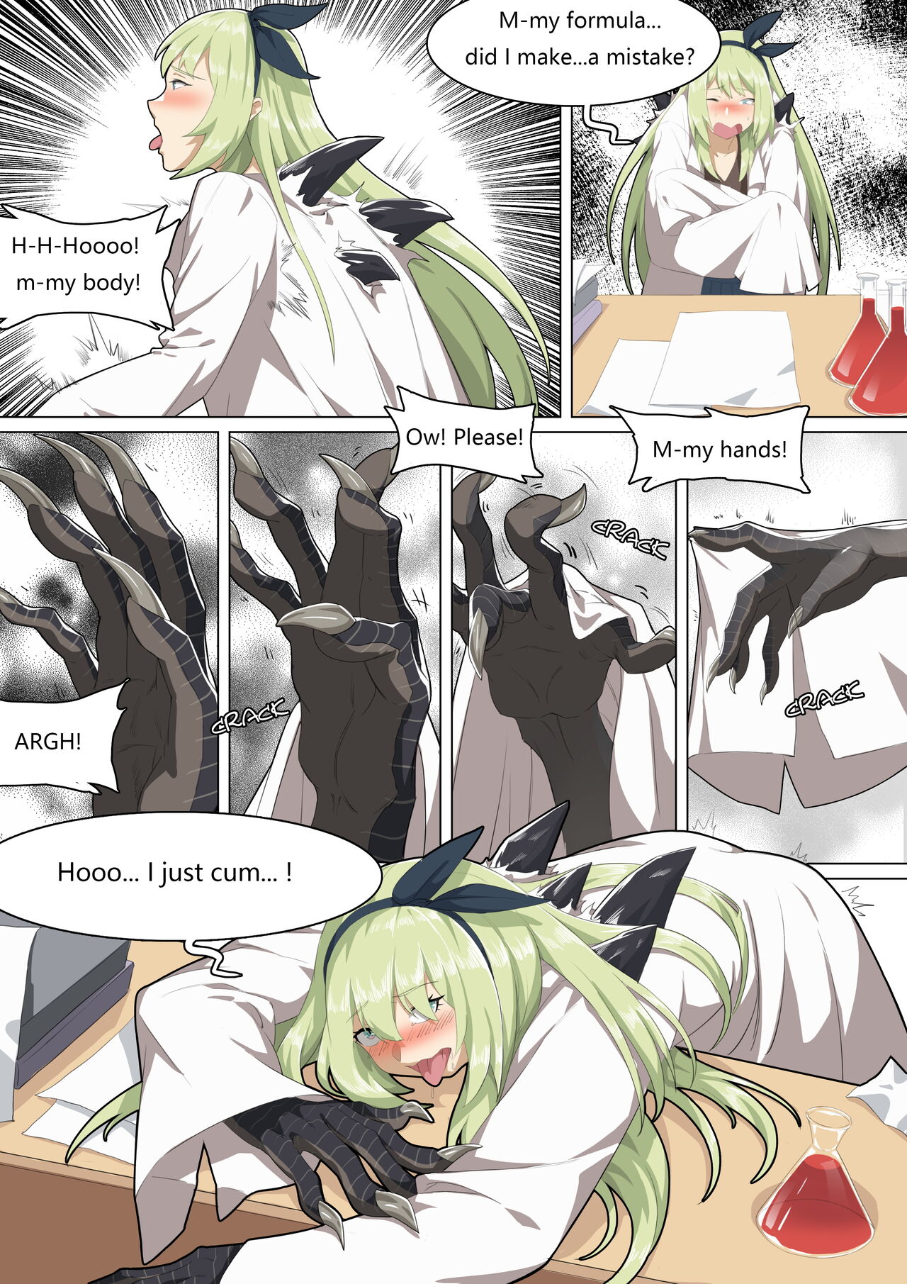 Werewolf Girl Academy IV page 8 full