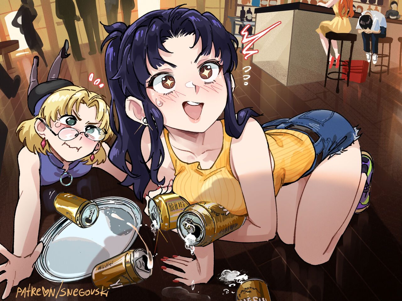 Misato's Black Lagoon Bar page 10 full