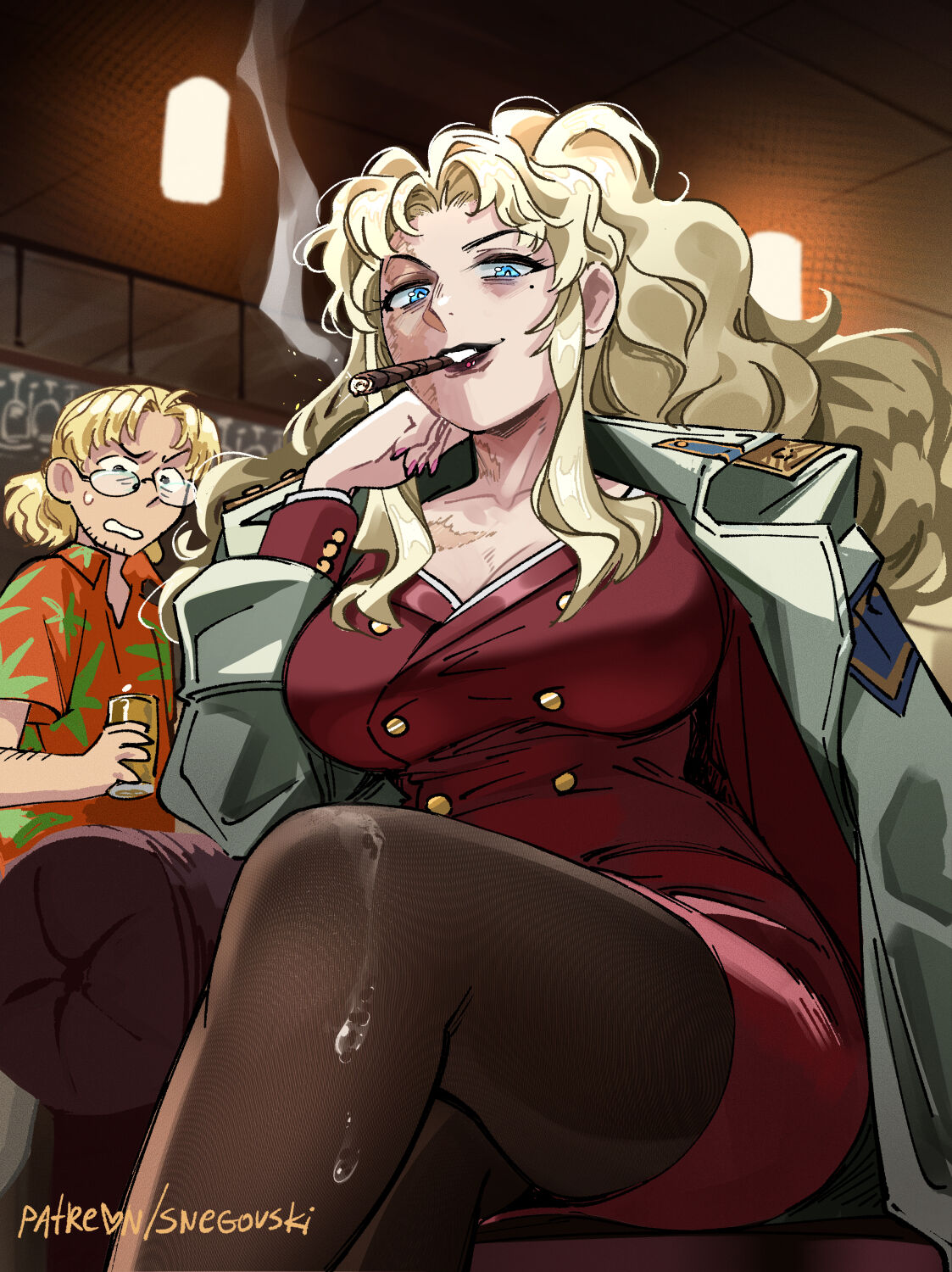 Misato's Black Lagoon Bar page 9 full