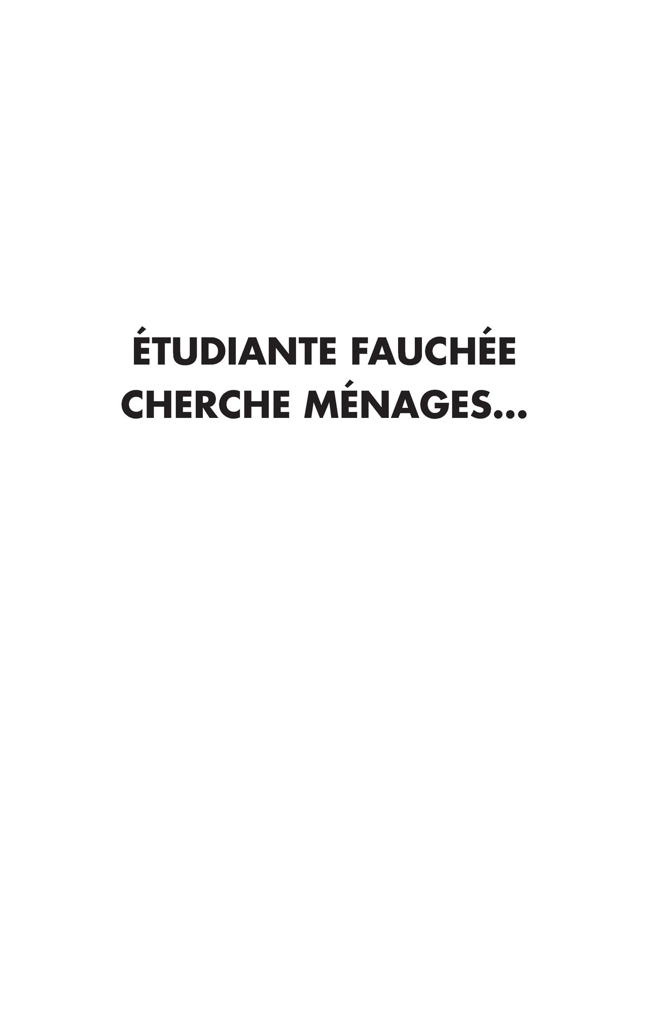 Étudiante fauchée cherche ménages page 2 full
