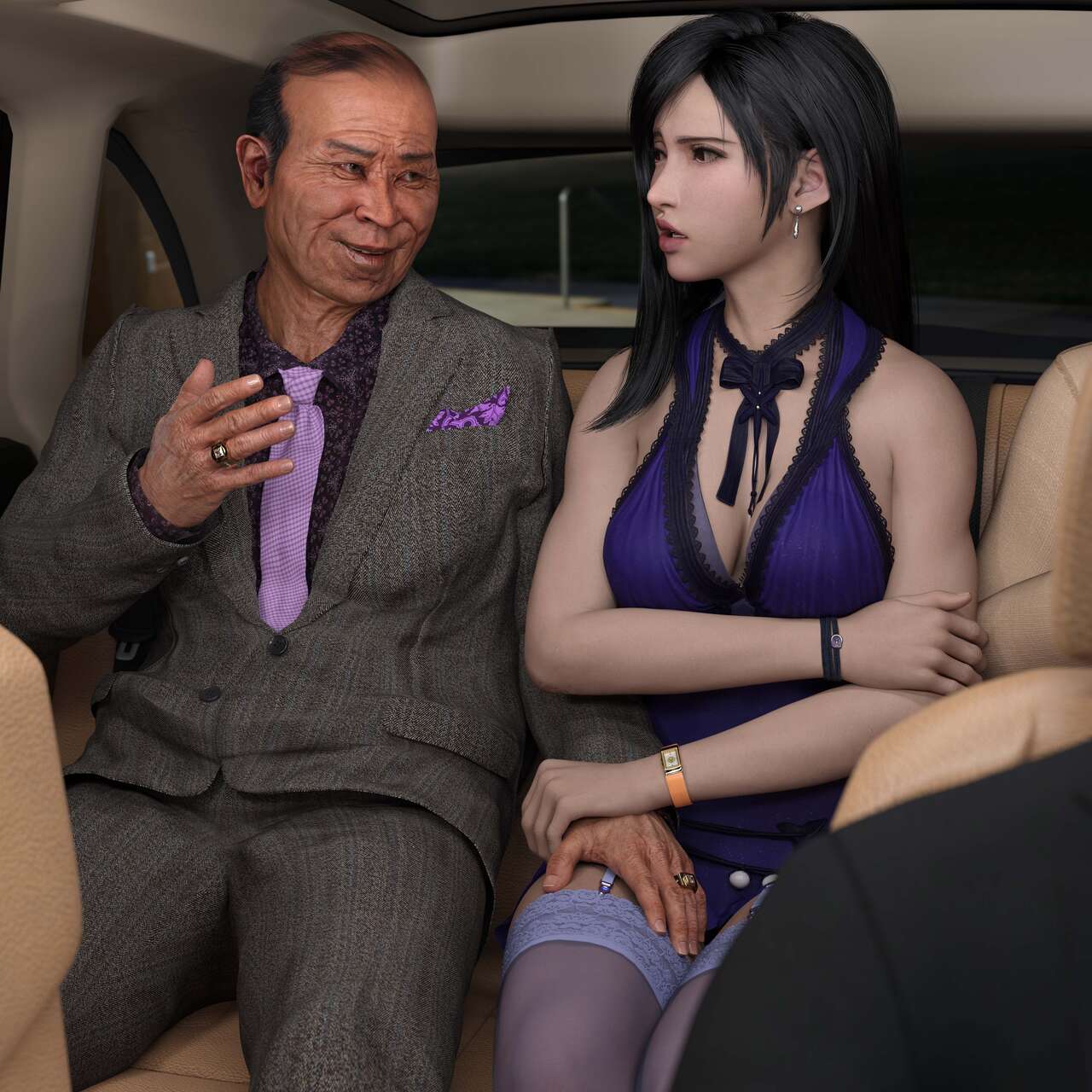 Minoru Woman in purple dress page 6 full