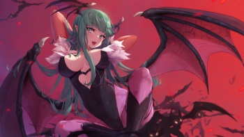 Morrigan Halloween - Darkstalker cover