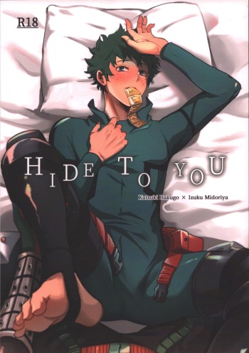 HIDE TO YOU cover