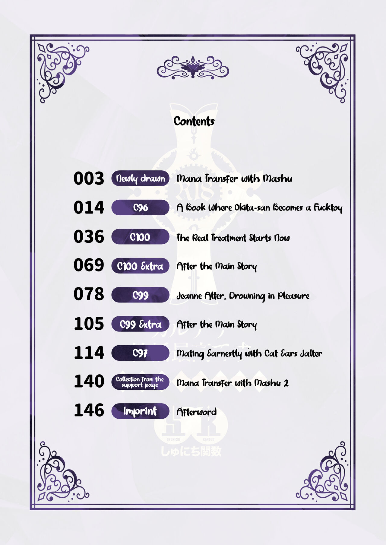 The Sex Life in Chaldea is The Best -Mana Transfer Compilation Book- page 4 full
