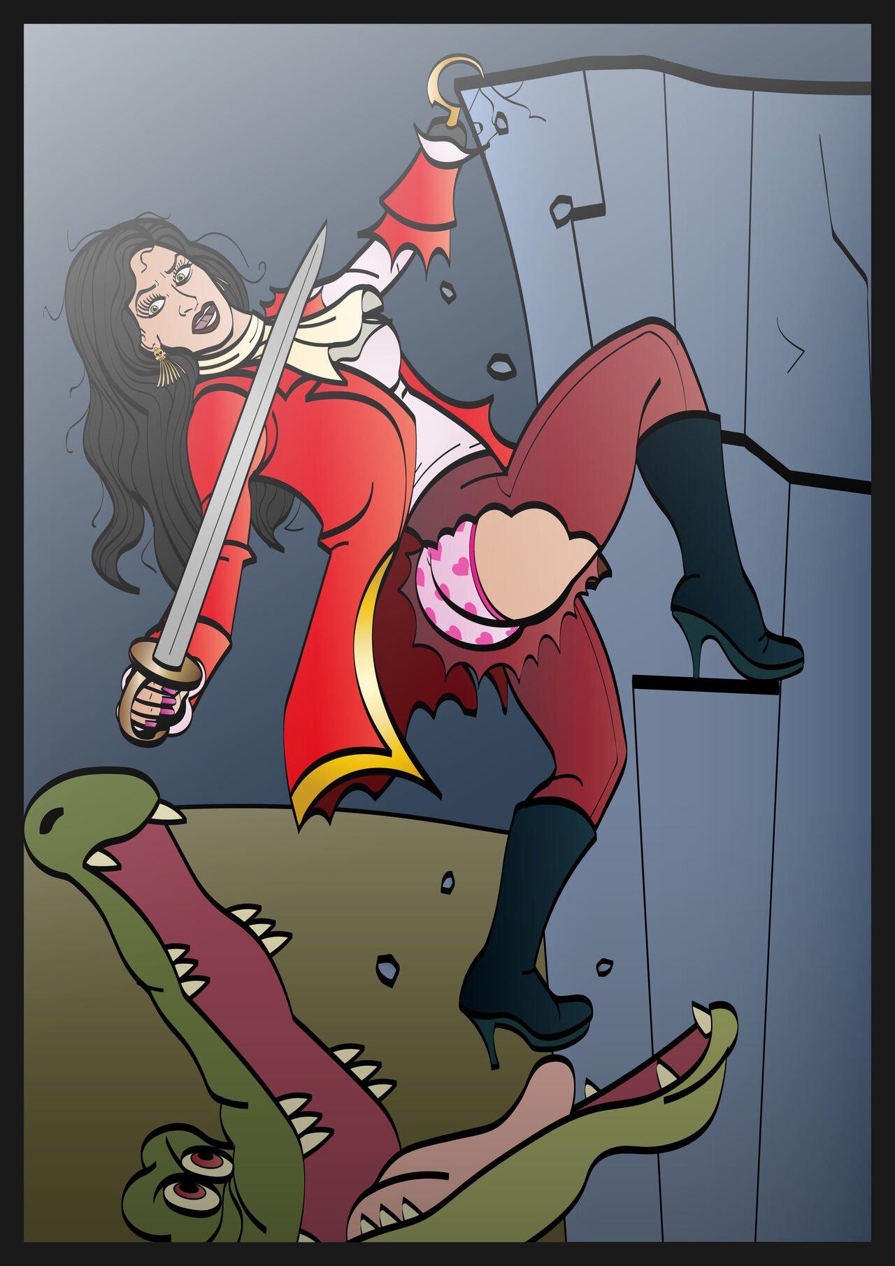 Female!Captain Hook ENF/EUF artworks by TheShockermaniac page 1 full