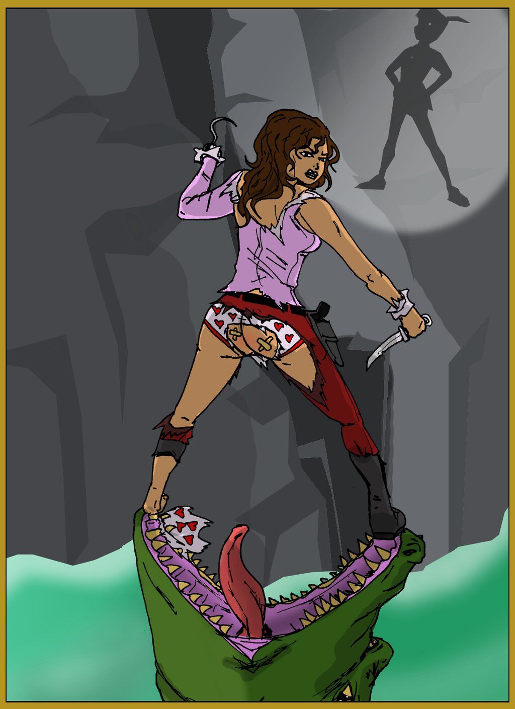 Female!Captain Hook ENF/EUF artworks by TheShockermaniac page 4 full