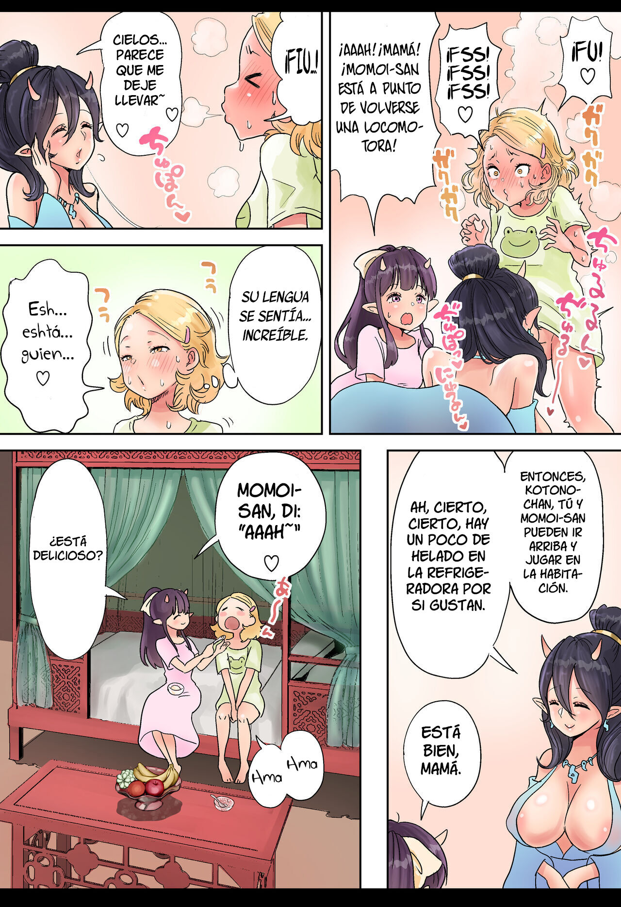Futanari x Bero Manko Oni Oyako Tougou Ban page 6 full