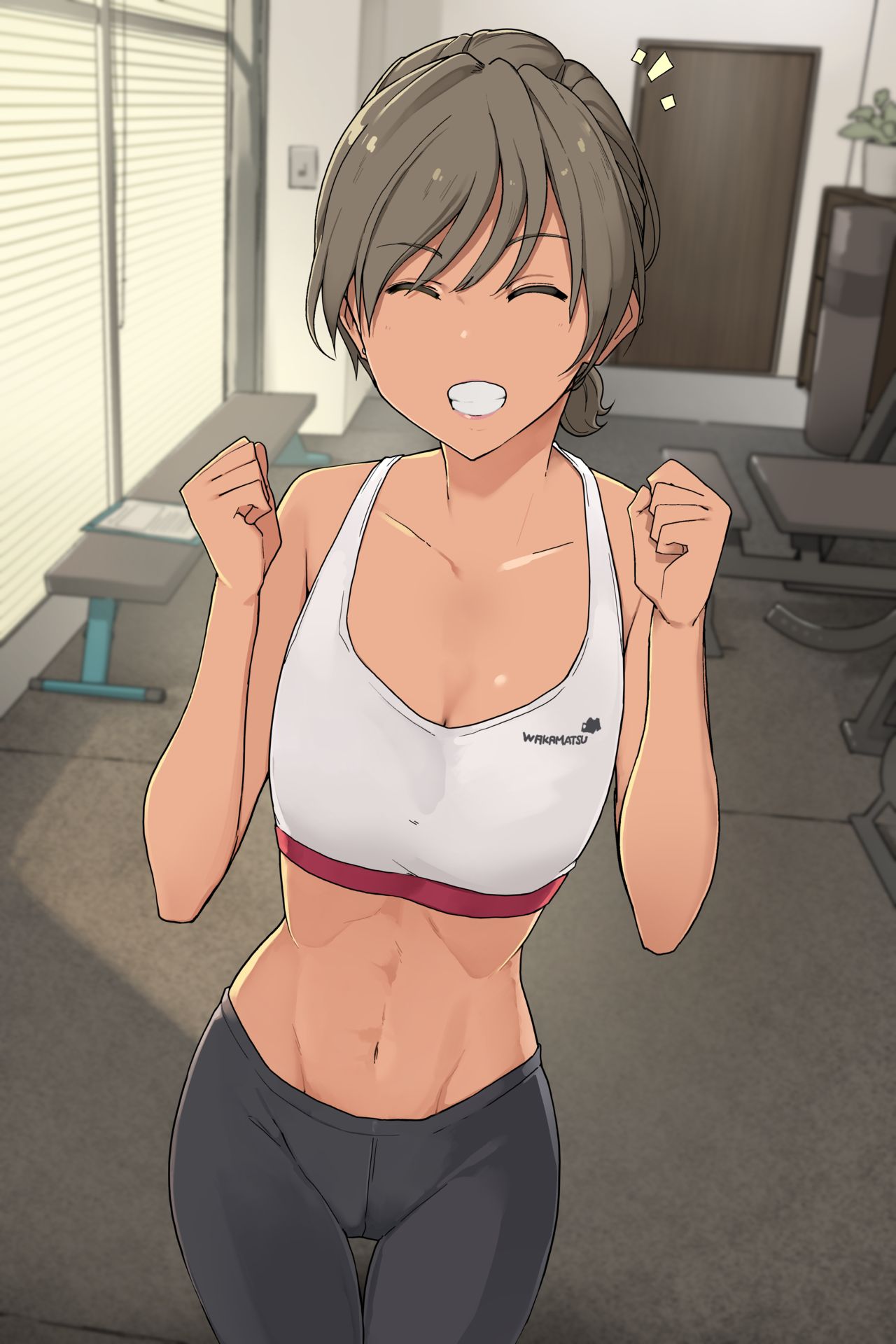 Ikken Yasashisou na Personal Gym no Trainer-san ni Karada o Ijimenukareru Hanashi page 1 full