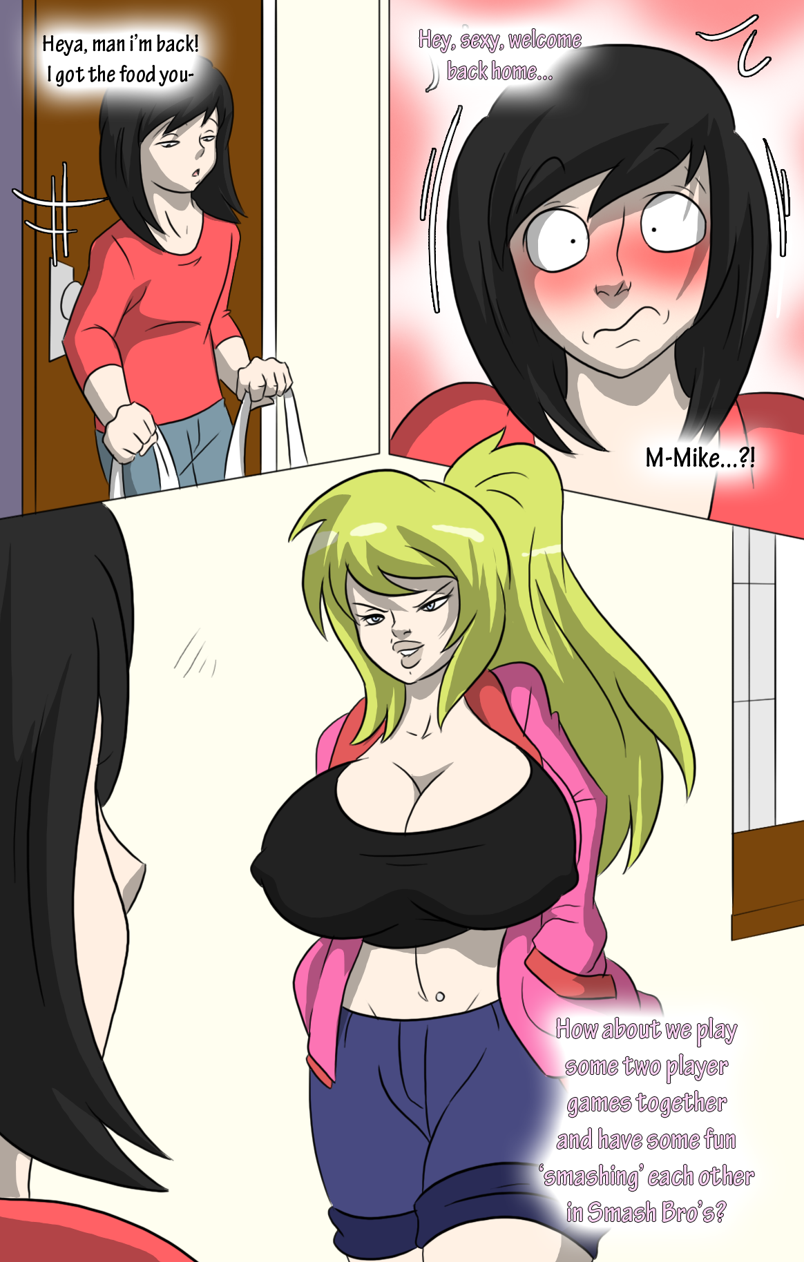 Gamer Girl Roommate page 9 full