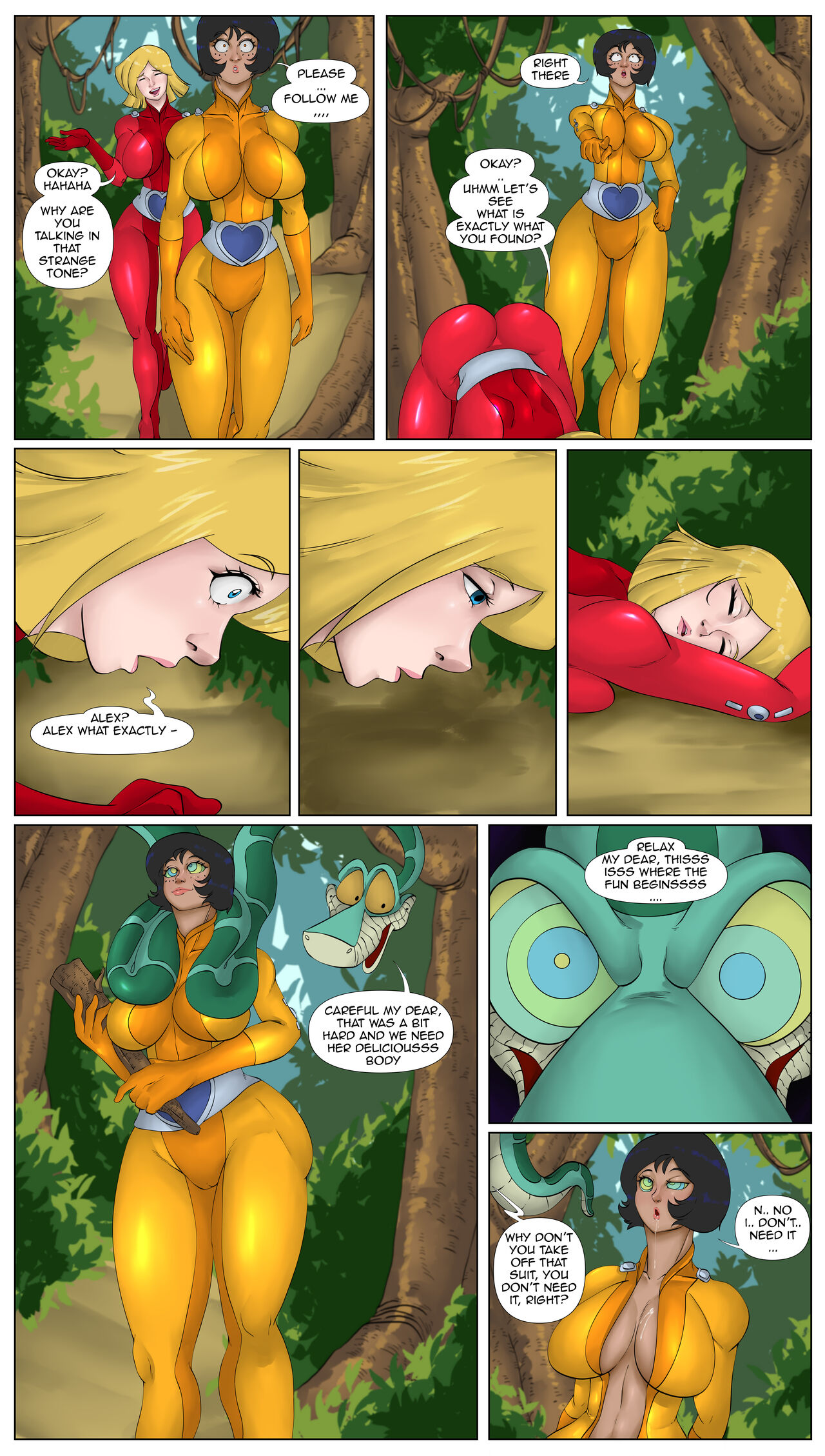 Jungle Stories: Totally Spies page 8 full