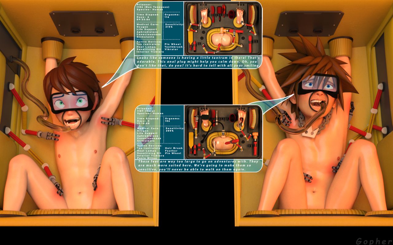 Sora &amp; Ben Tickle Prison page 8 full