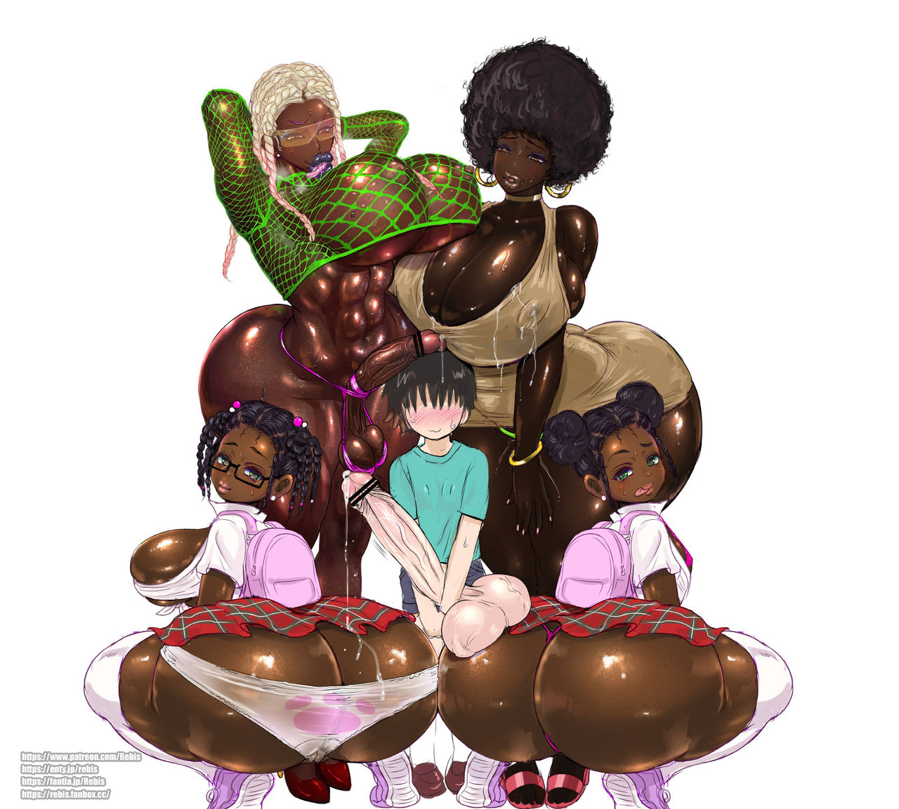 Tensai Zetsurin ◯ Gakusei to Kuro Bakushiri Famirī! Genius Stud Student &amp; His Host Family! page 5 full
