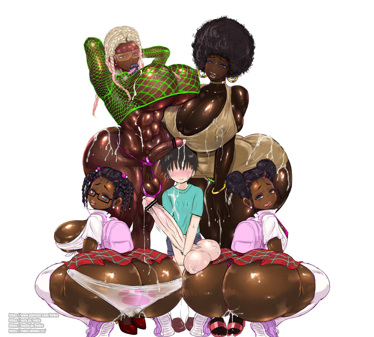 Tensai Zetsurin ◯ Gakusei to Kuro Bakushiri Famirī! Genius Stud Student &amp; His Host Family! page 6 full