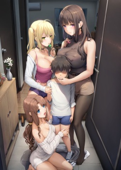 Sanshimai no Love Party CG 1-4