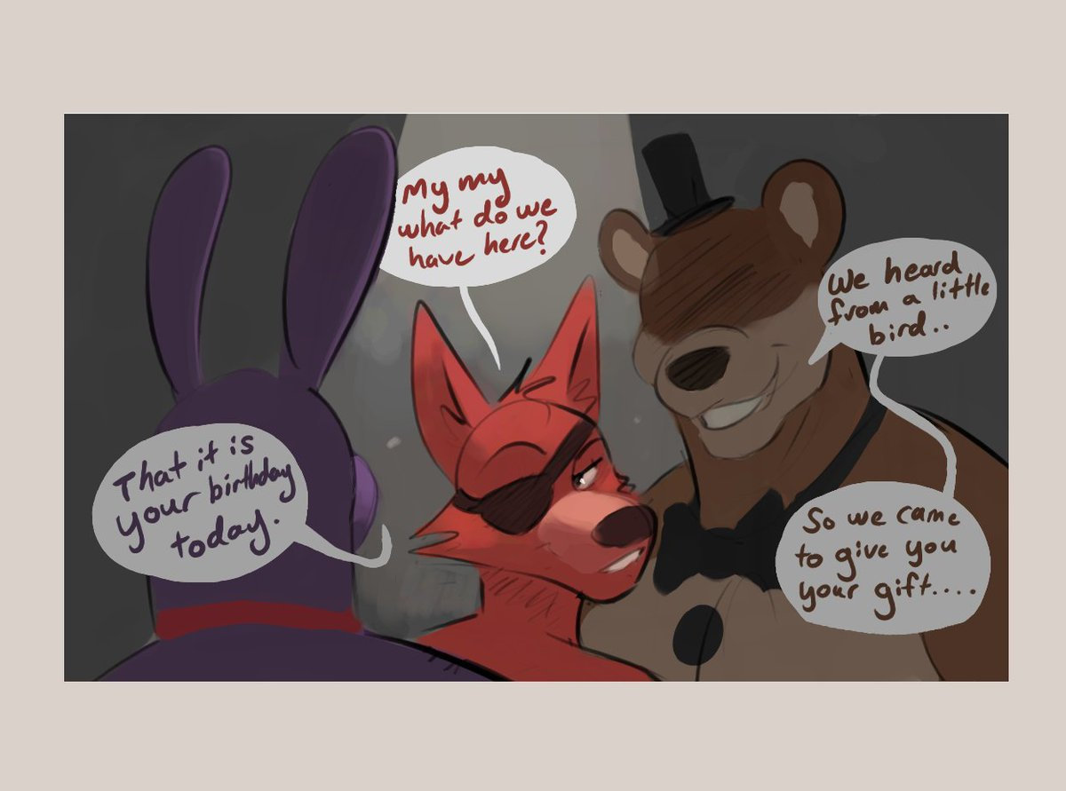 Foxy’s birthday page 1 full