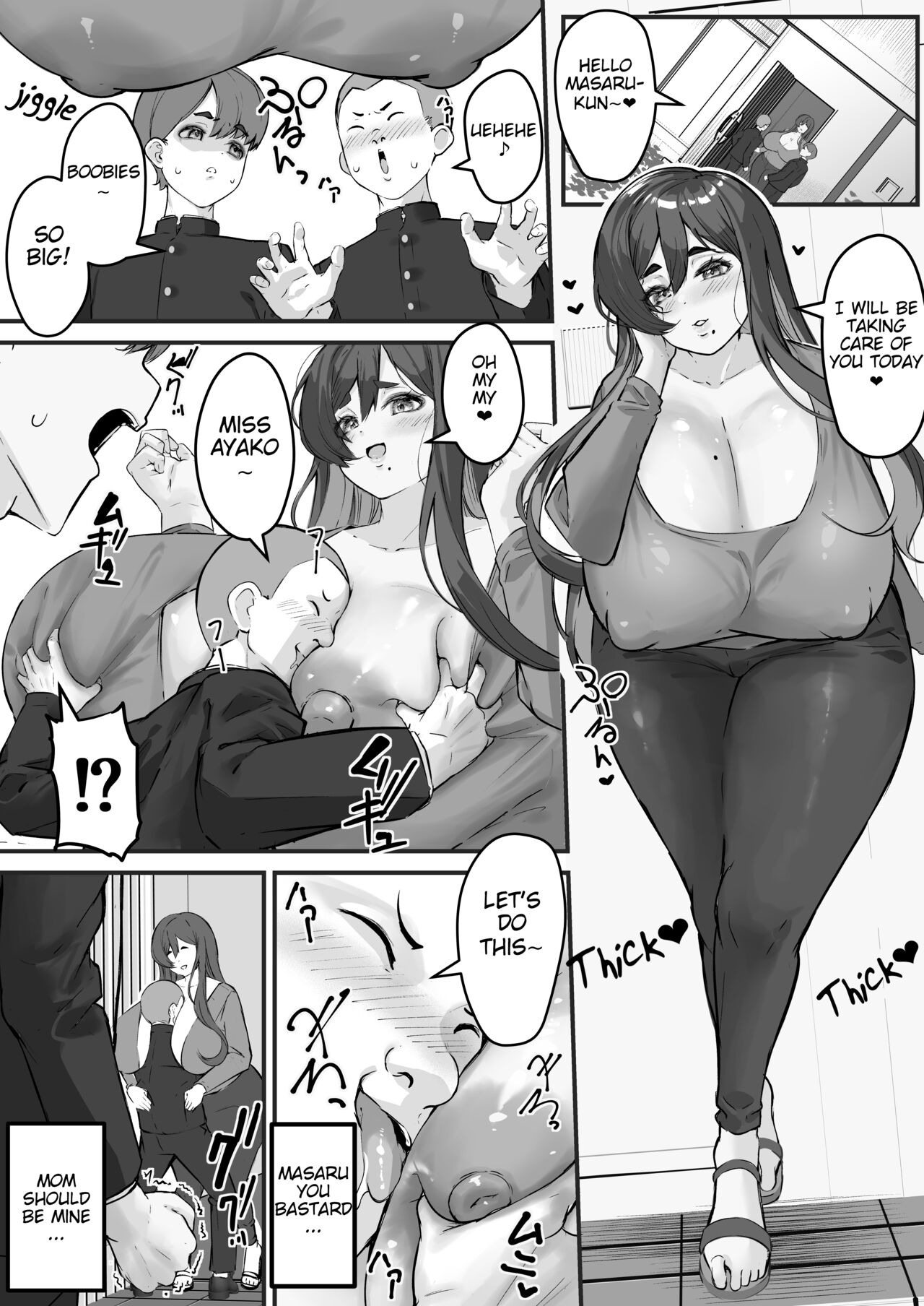 Netorare Mother, My Precious Mom Got Fucked By My Friend | Netorare Kaa-san - Boku no Daisuki na Kaa-san wa Shinyuu ni Netorareru page 9 full
