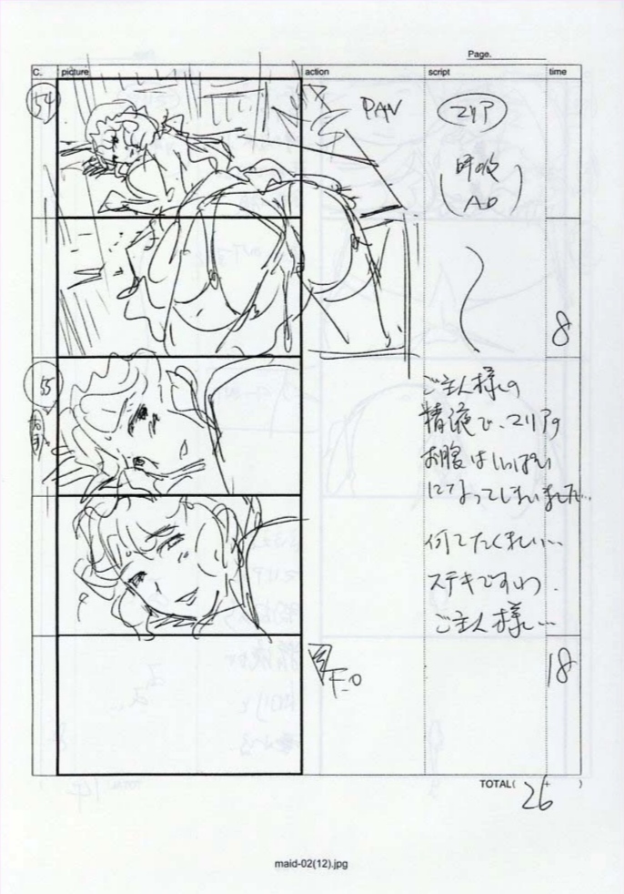 Victorian Maid: Maria no Houshi ~ Storyboard/Setting page 2 full