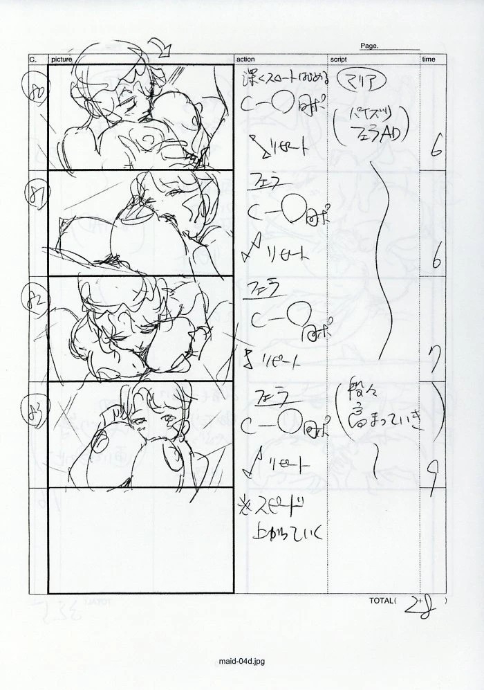 Victorian Maid: Maria no Houshi ~ Storyboard/Setting page 4 full
