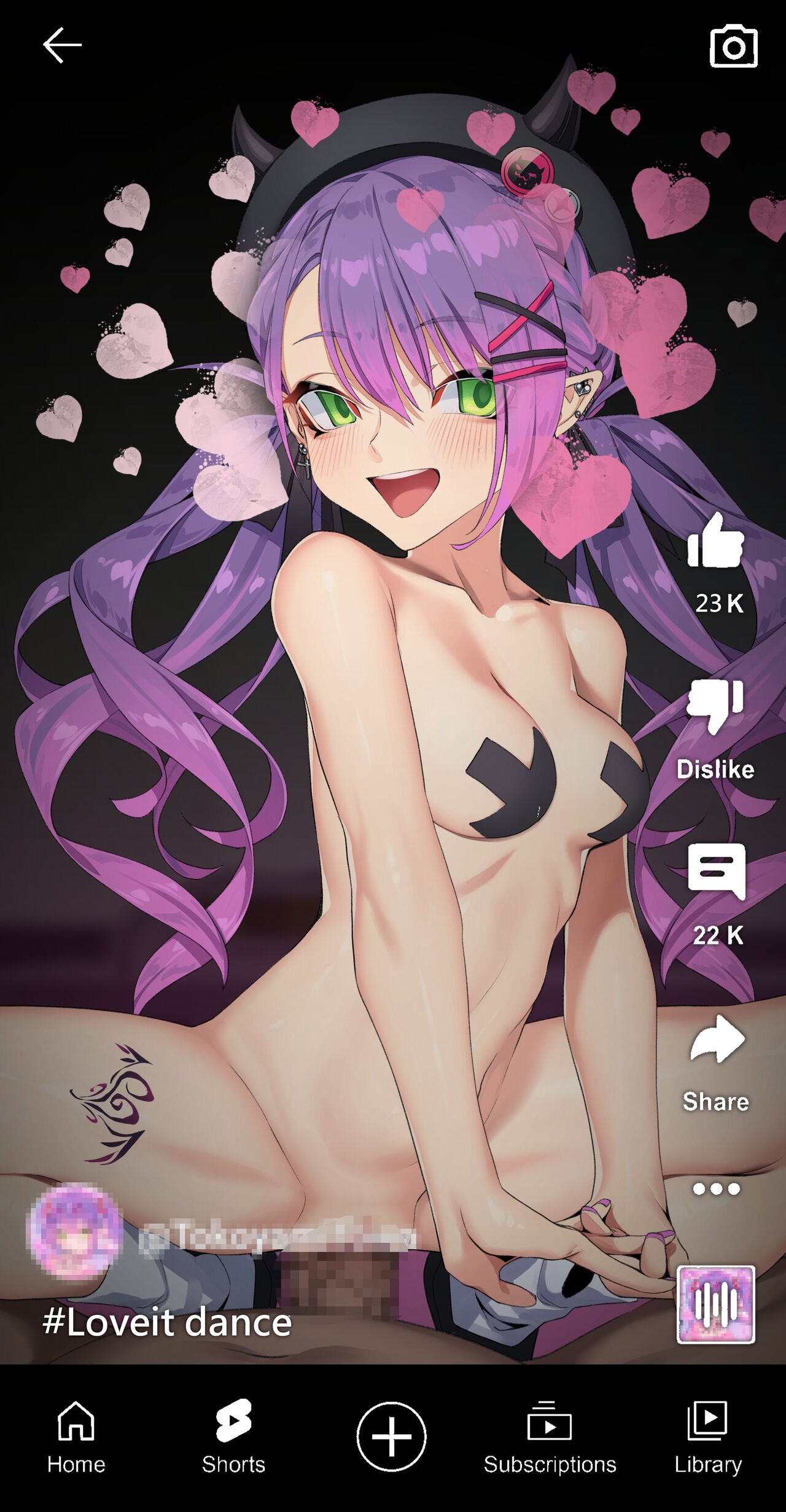 Towa-sama Shorts #Loveit Dance page 5 full