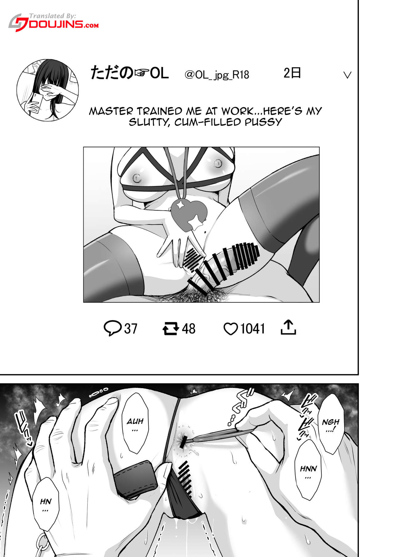 Utakata 3 ~Uraaka DoM Haken OL Onaho Choukyou~ | An Office Lady's Behind The Scenes Masochistic Onahole Training 3 page 2 full