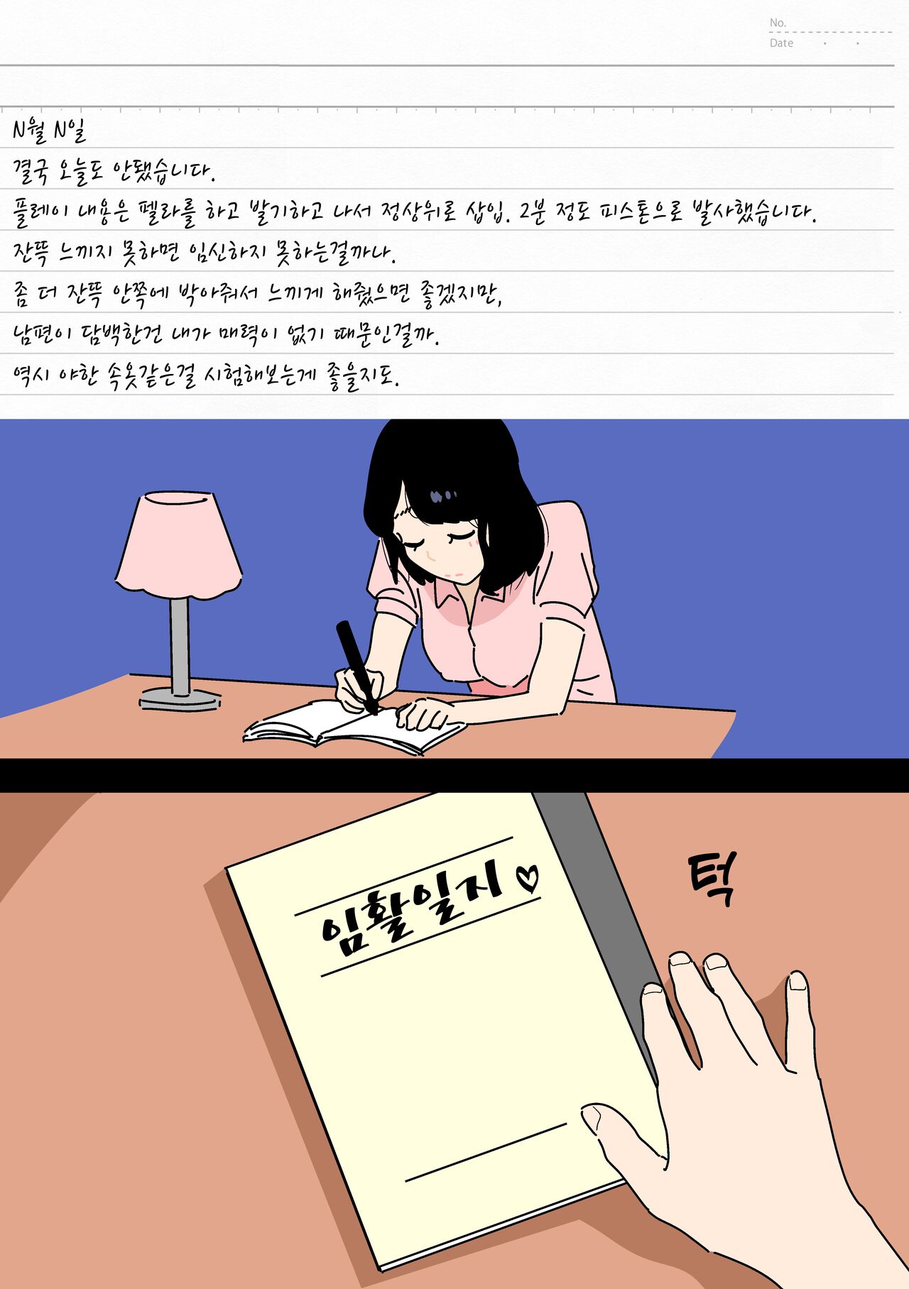 Ninkatsu Nisshi Otto ni Naisho de Seishi Bank Tsukatte mita | 남편에게 비밀로 정자은행을 사용해봤다 page 6 full