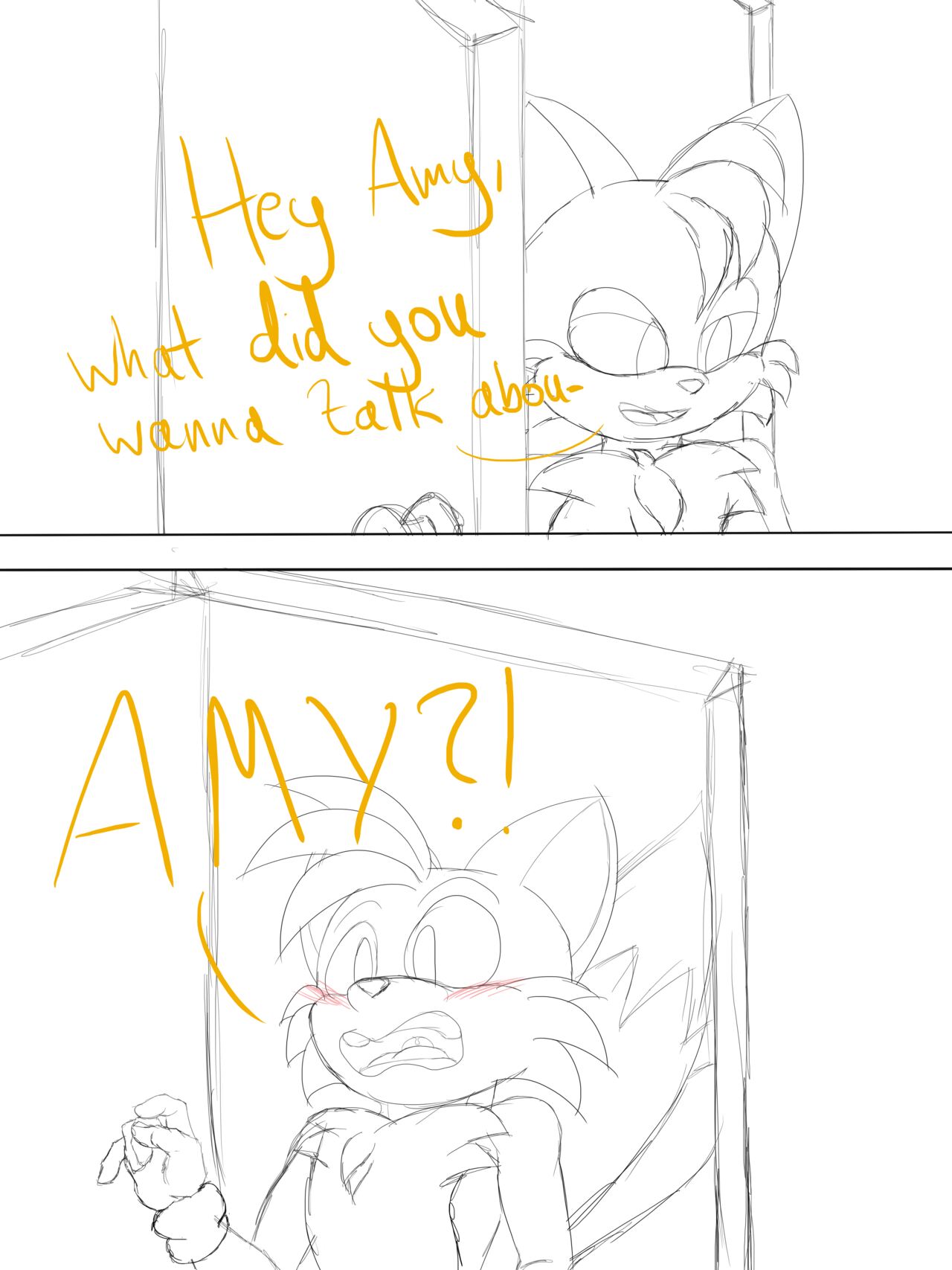 Amy  x Tails page 1 full