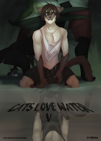 Cats love water 5 cover