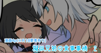擬似兄弟の食事事情2 cover