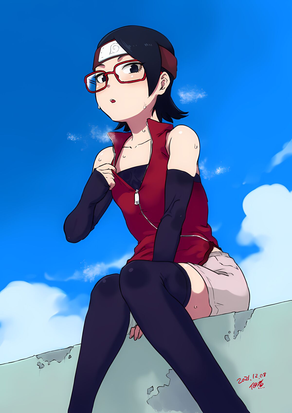 佃煮  Tsukudani_ - Sarada Uchiha and Friends page 2 full