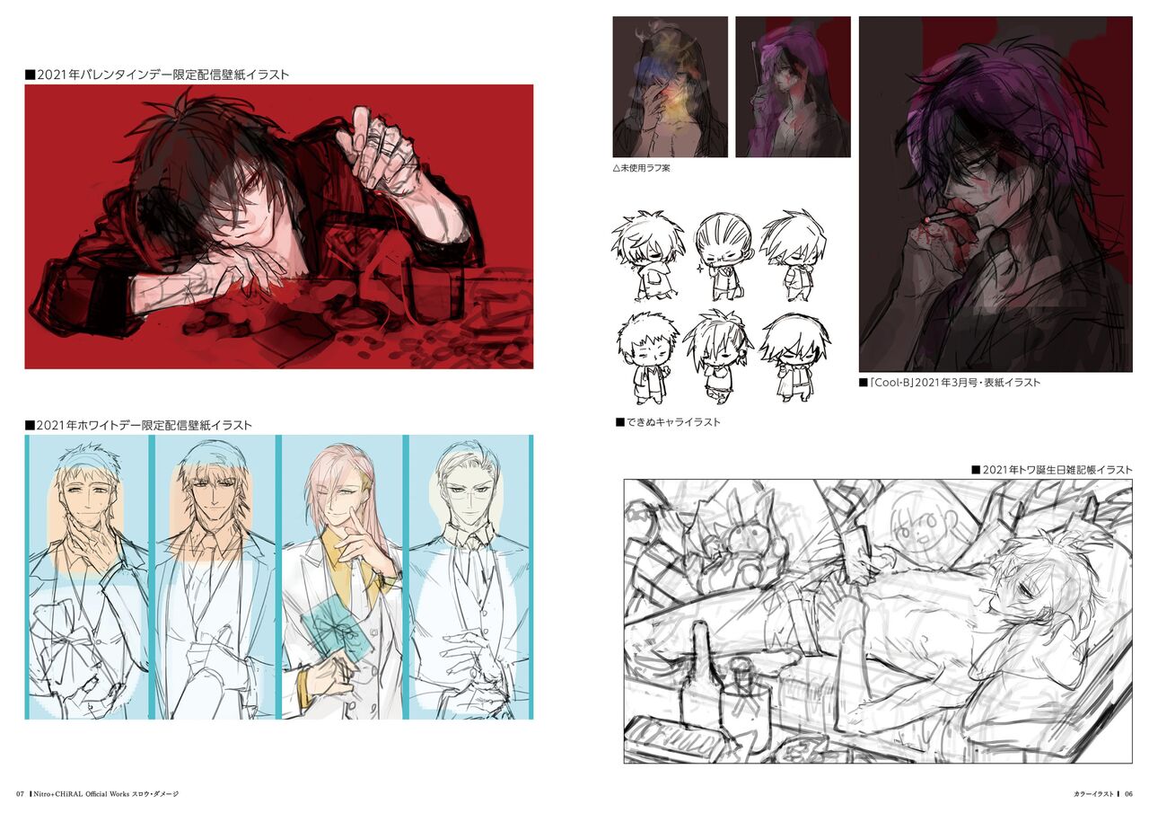 Nitro+CHiRAL Official Works Slow Damage page 5 full