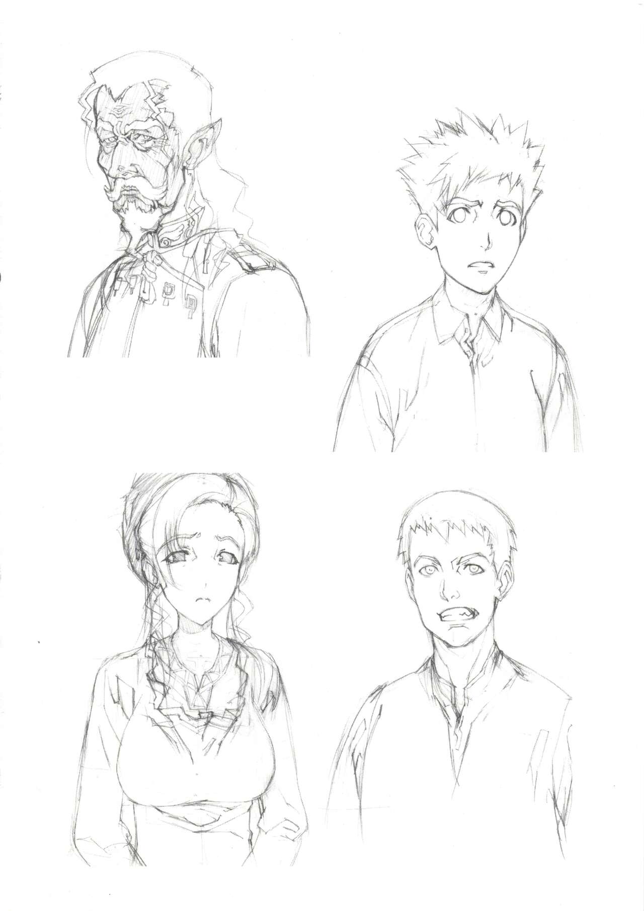 Zoku Satsuriku no Django -Jigoku no Shoukinkubi- Official Sketch Collection page 10 full