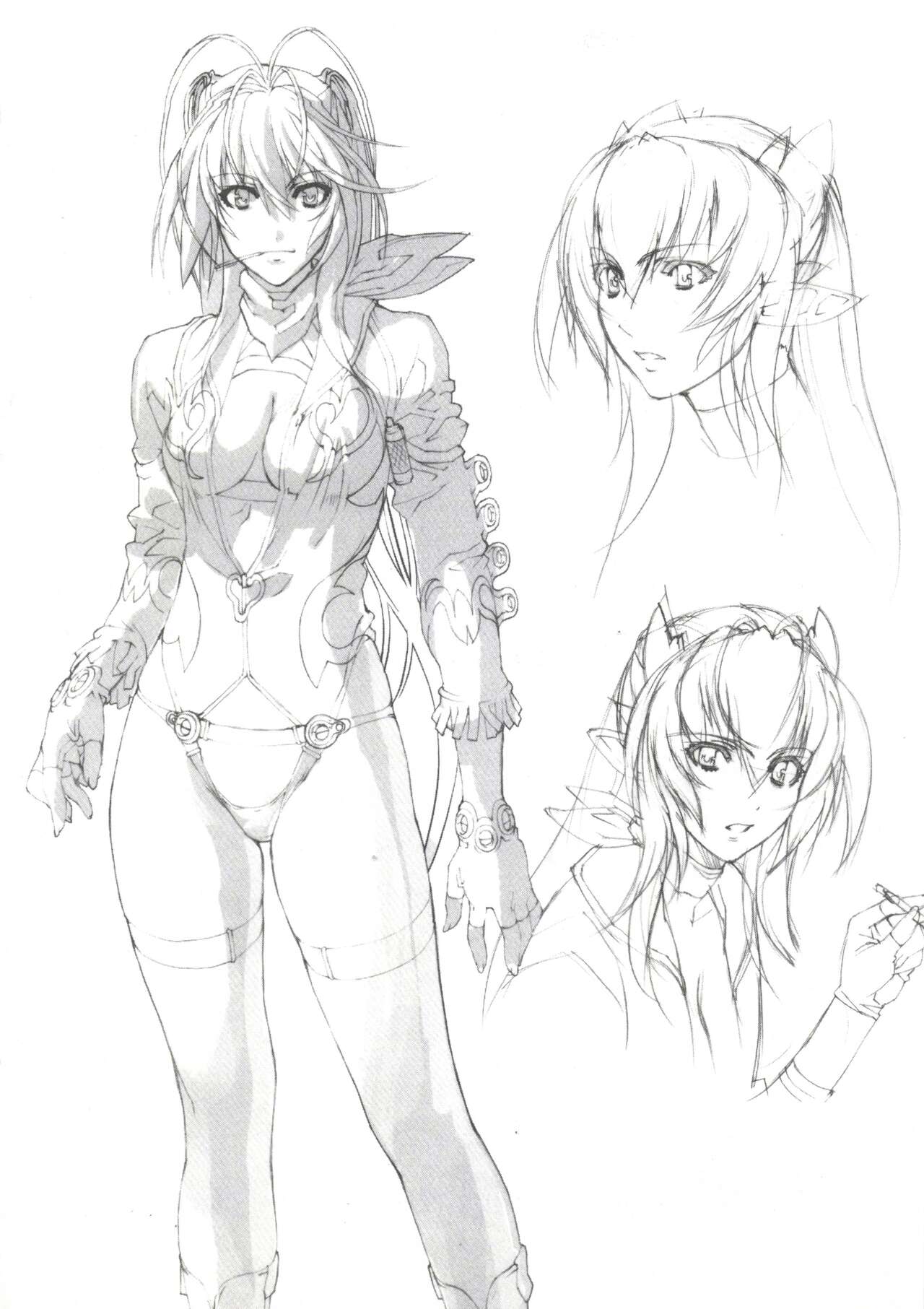 Zoku Satsuriku no Django -Jigoku no Shoukinkubi- Official Sketch Collection page 6 full