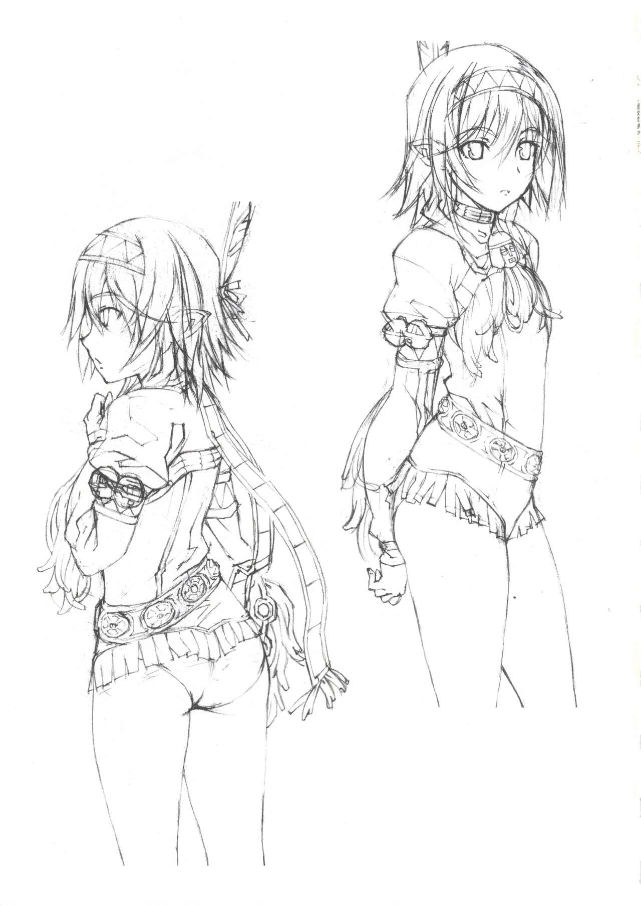 Zoku Satsuriku no Django -Jigoku no Shoukinkubi- Official Sketch Collection page 9 full