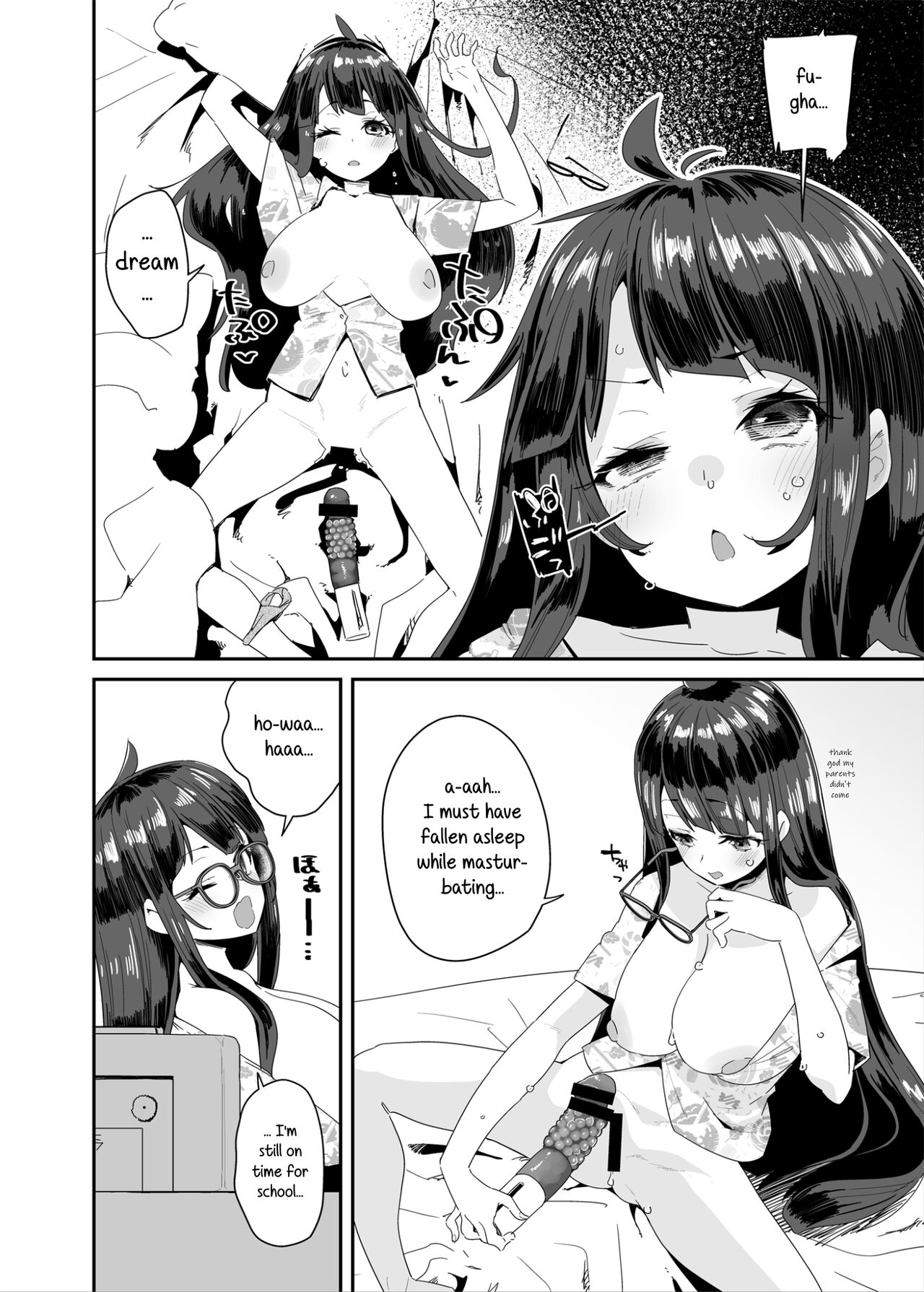 Dosukebe Kyonyuu JC ga Kounai Onanie Suru Hanashi | A Story About a Slutty, Big-Breasted JC Who Masturbates in School page 5 full