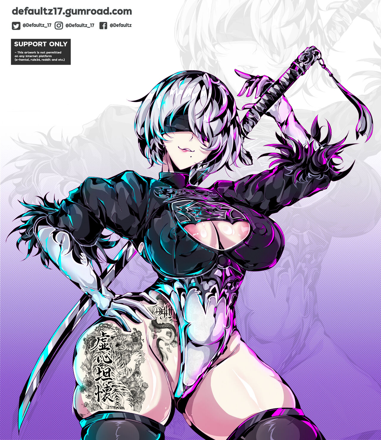 2023  2B Neir Automata Gumroad rewards page 10 full