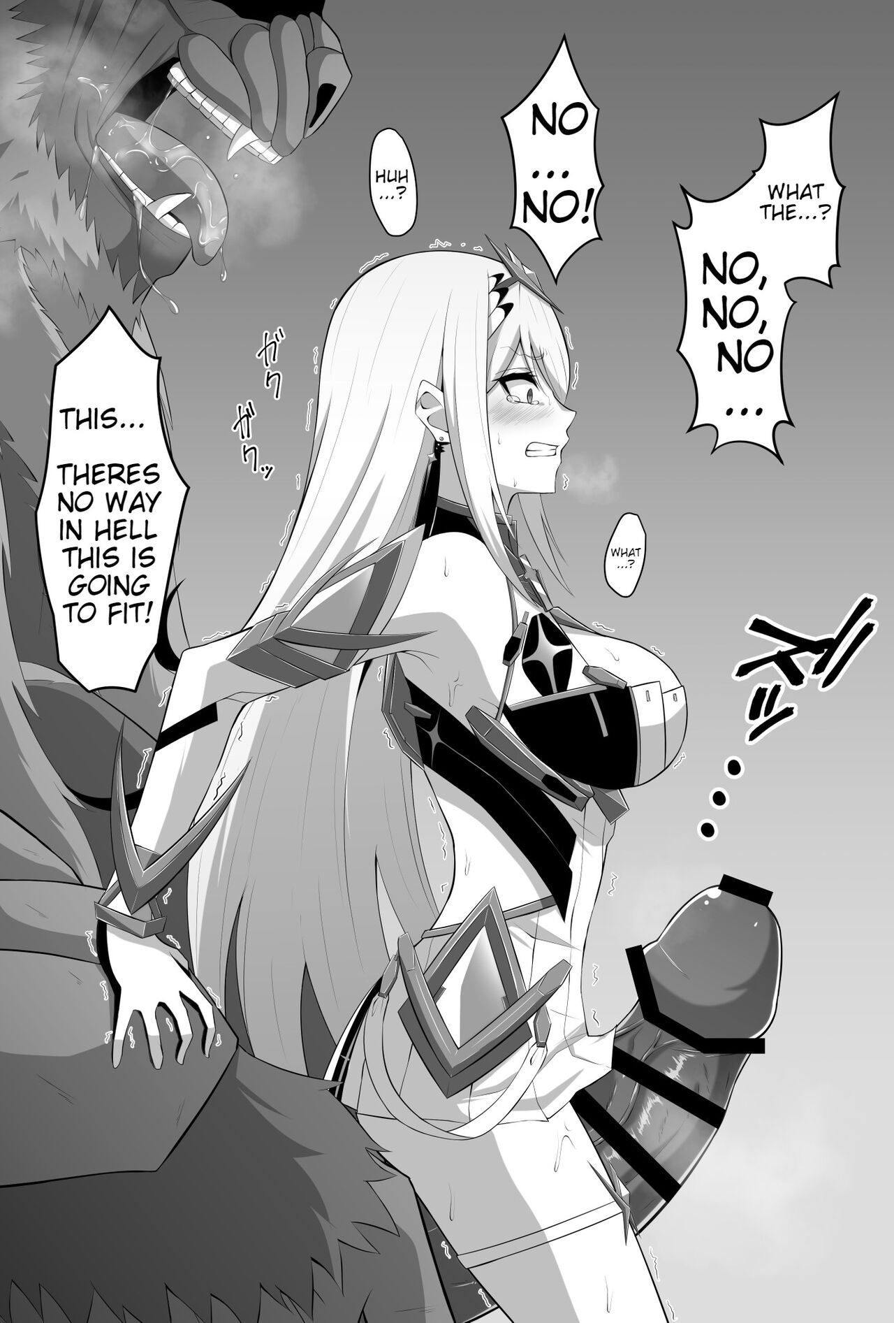 Pyra/Mythra  X Gonzalez Short Doujinshi Compilation page 4 full