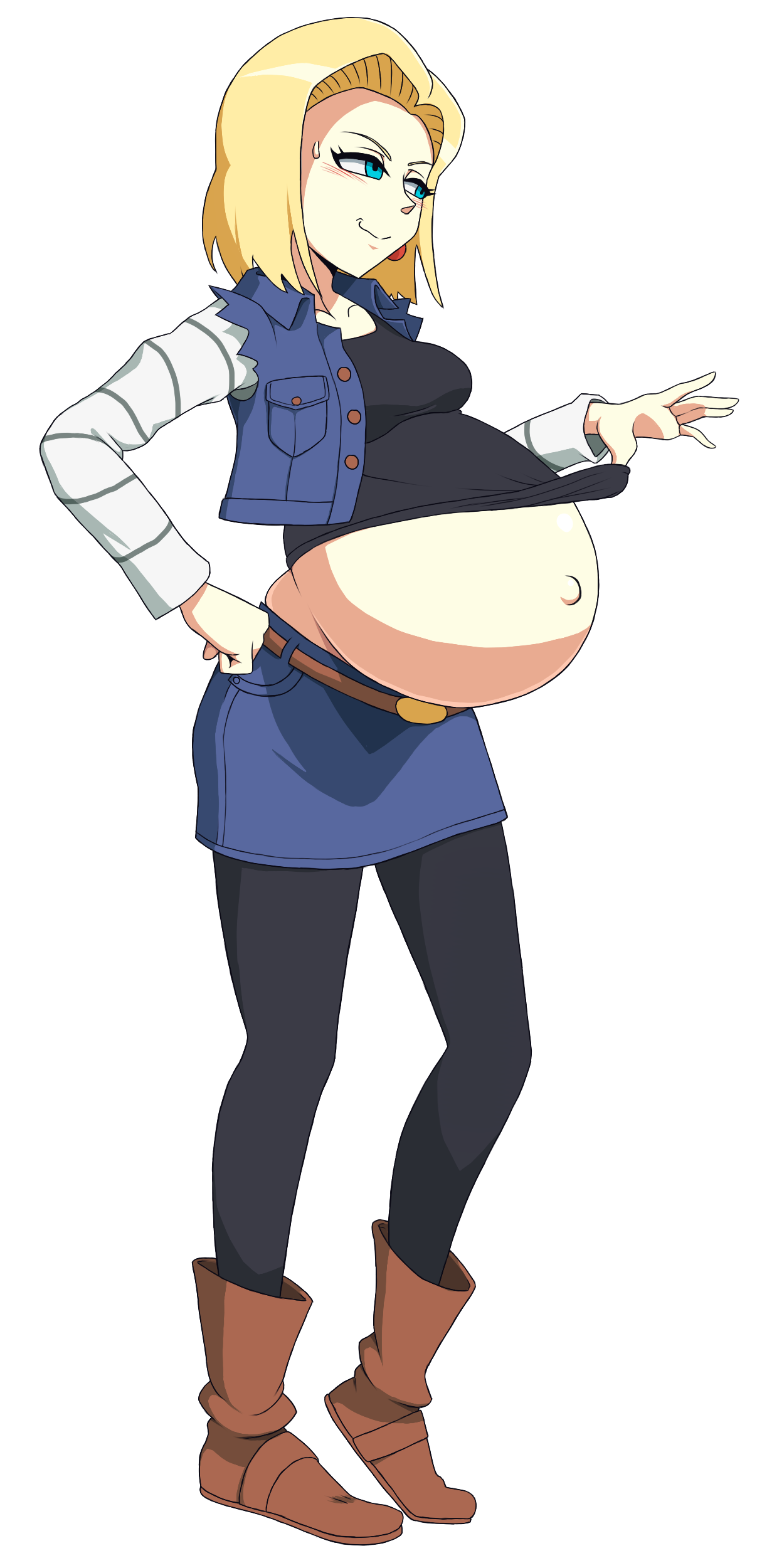 Pregnant Android 18 page 8 full